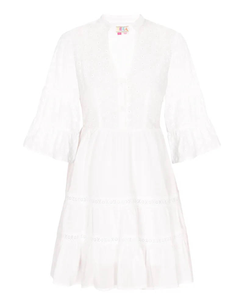 IZIA Kleid Frauen Weiß Weiß