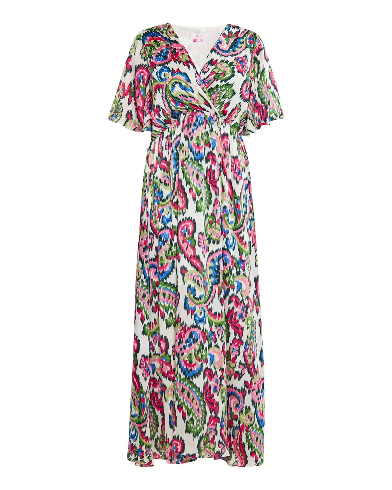 IZIA Kleid Damen Weiss Mehrfarbig Weiß