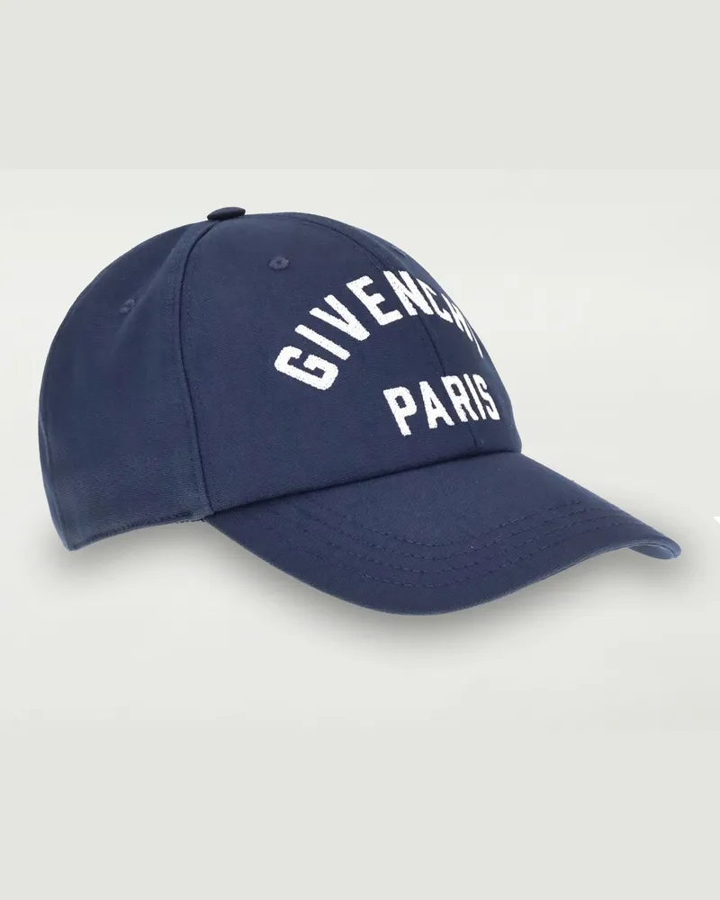 Givenchy Logo Baseballkappe Dunkelblau