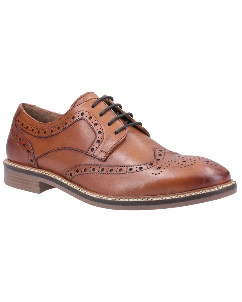 Hush Puppies Bryson Herren Schnürschuhe Cognac