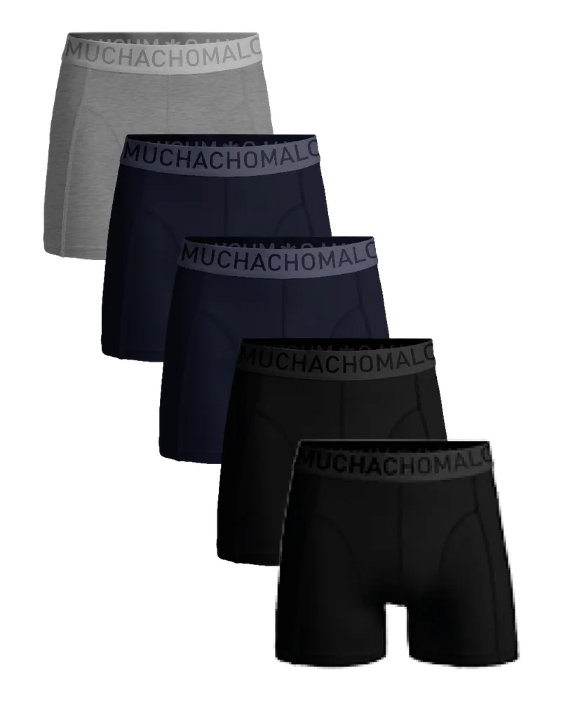 Muchachomalo Herren Boxershorts – 5 Stück – Herren Unterhosen Mehrfarbig