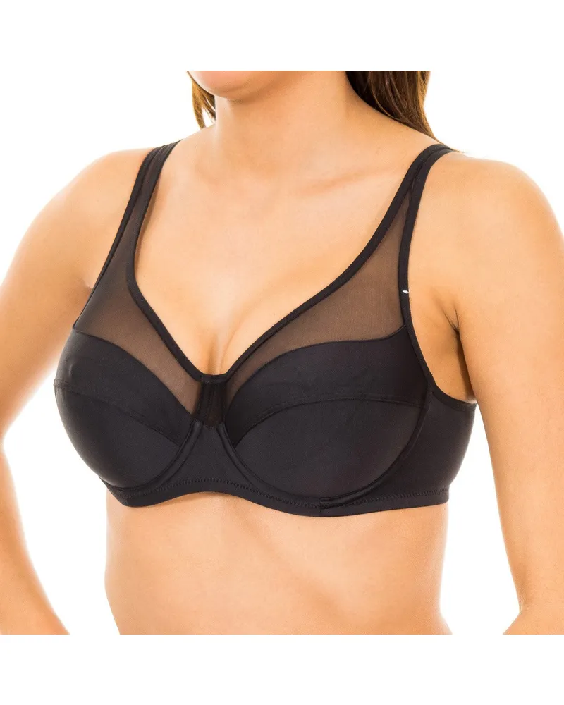 DIM Bügel-BH ohne Schaumstoff Großzügig 3983 Frau Schwarz