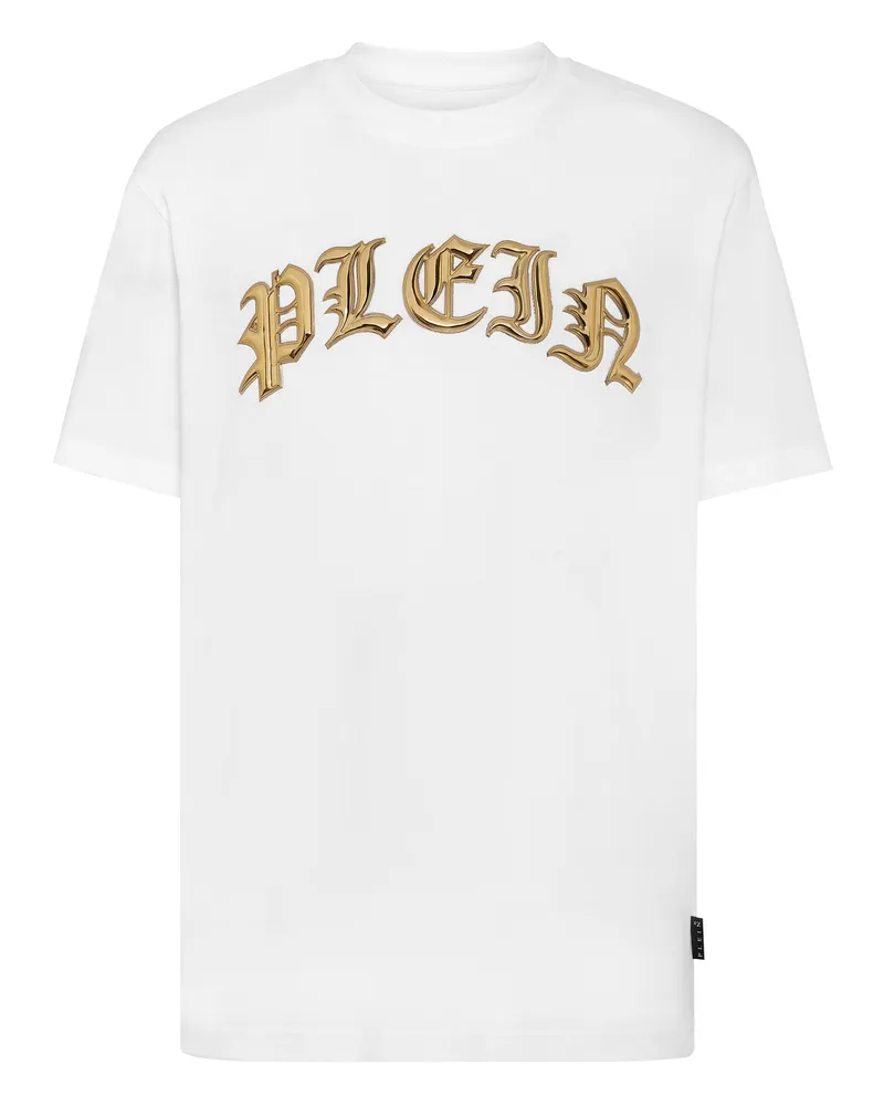 Philipp Plein T-Shirt Gothic Plein Weiß