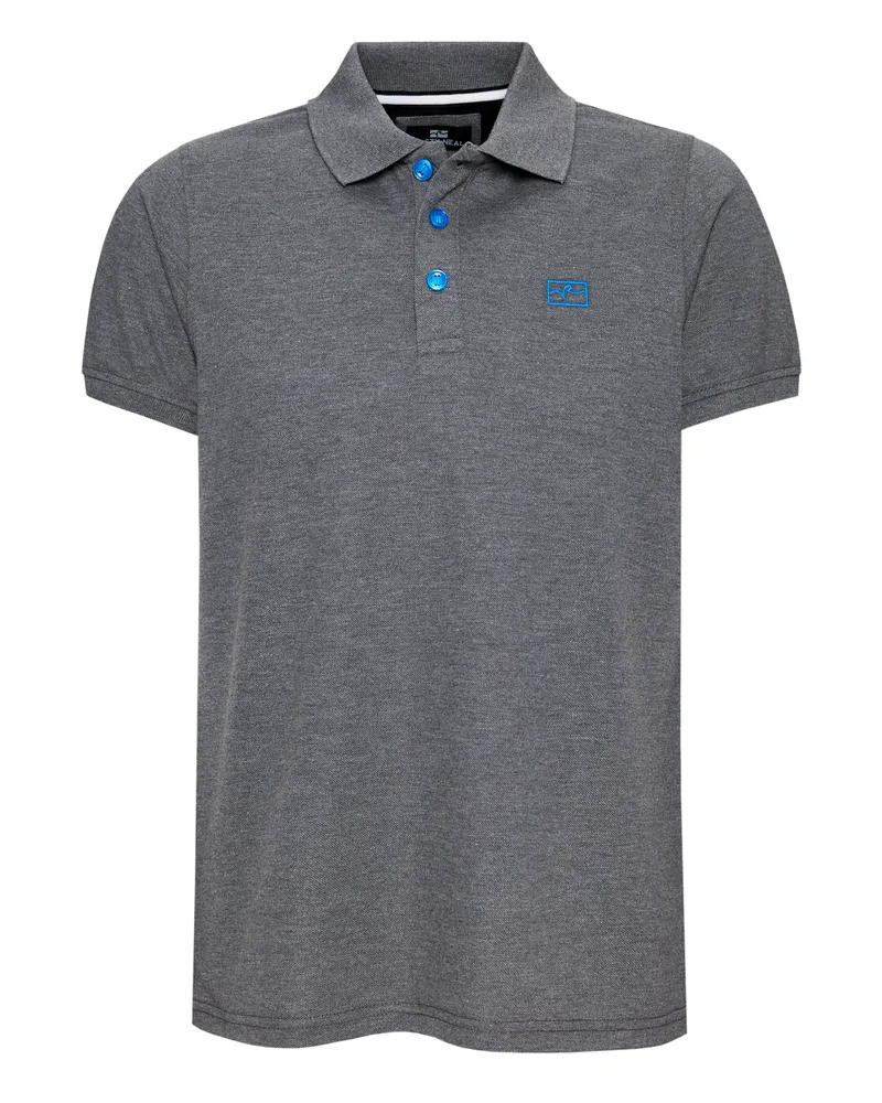 Rusty Neal Polo Pique Shirt Regular Fit Dunkelgrau