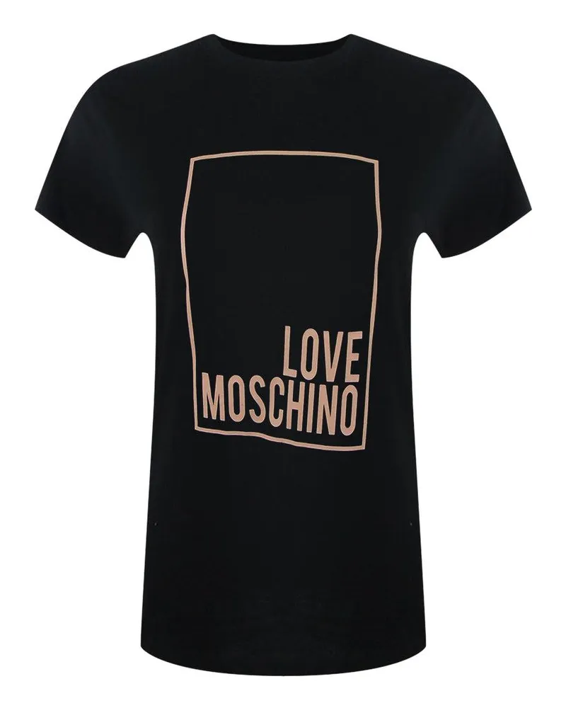 Moschino T-Shirt für Damen (Schwarz Schwarz