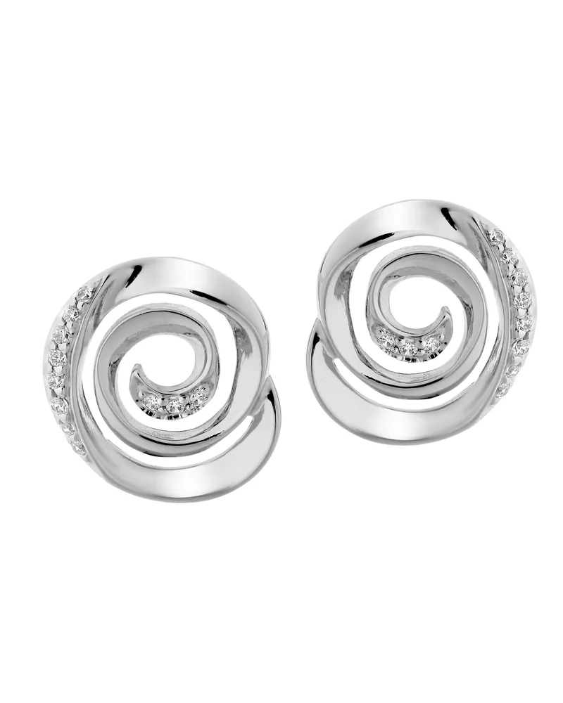 Orphelia Cora' Ohrstecker für Damen aus 925er Sterlingsilber - Silber ZO-7087 Silber