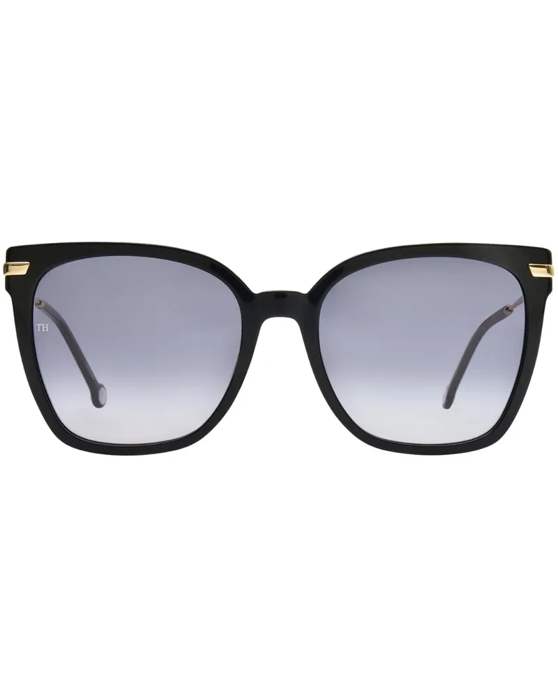 Tommy Hilfiger TH1880 0807 9O Schwarze Sonnenbrille Schwarz
