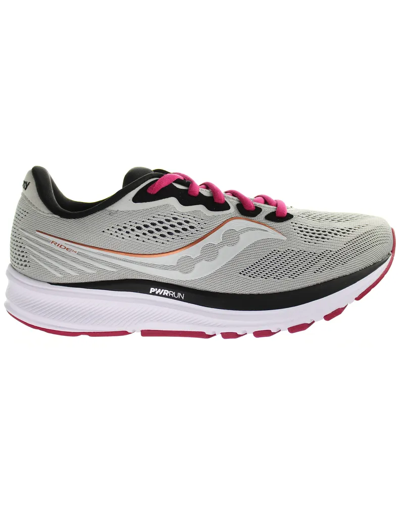 Saucony Ride 14 graue Frauen Running Trainer Grau