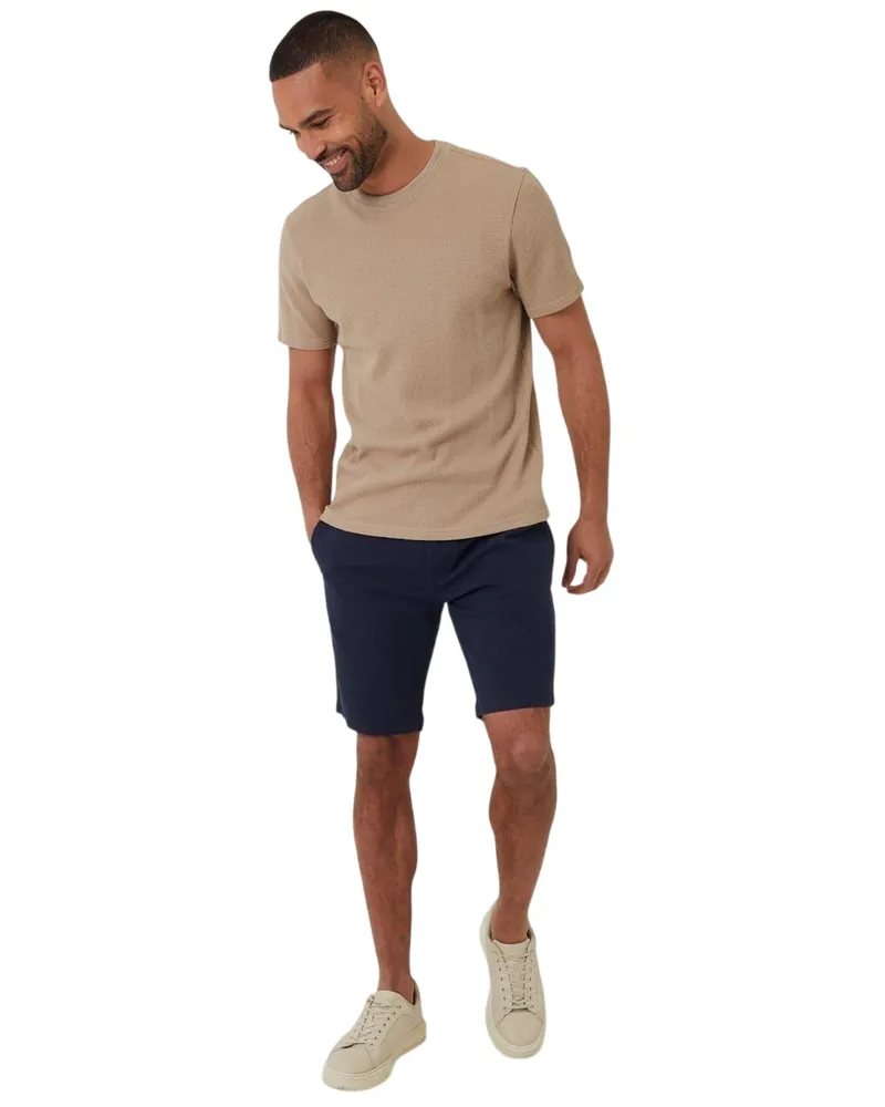 Threadbare T-Shirt für Herren, Regulär (Steinfarben Steingrau