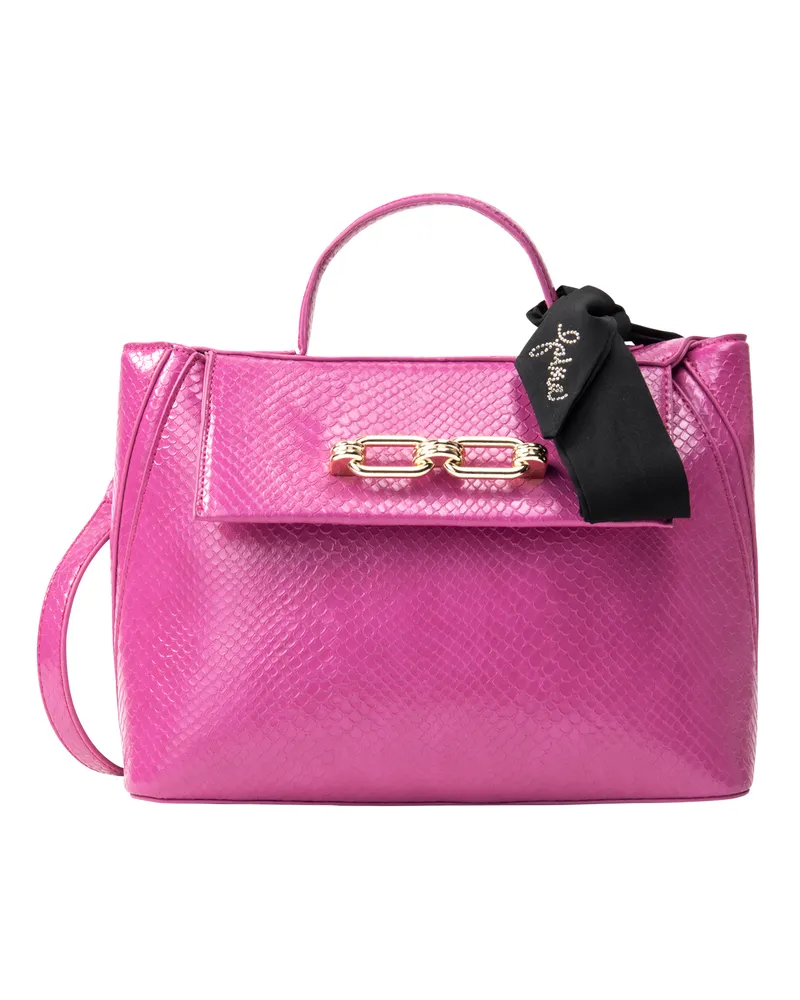 FAINA Henkeltasche Damen Fuchsie Fuchsia
