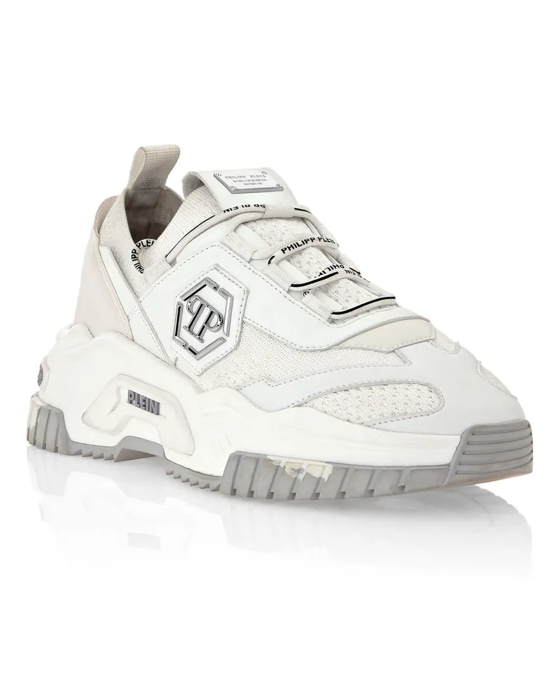 Philipp Plein Runner Sneaker Predator - Weiß Weiß