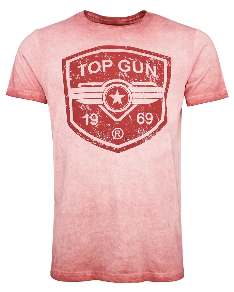 Top Gun T-Shirt "Powerful" TG20191043 - Rot Rot
