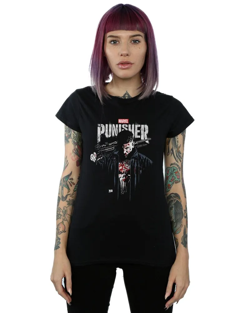 Marvel TV Series" T-Shirt für Damen (Schwarz Schwarz