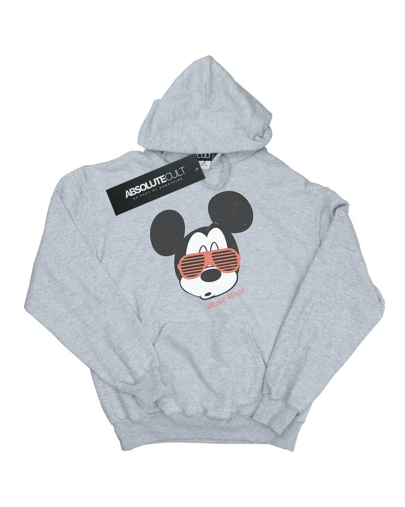 Disney Mickey Mouse Sunglasses" Kapuzenpullover für Damen (Grau Hellgrau