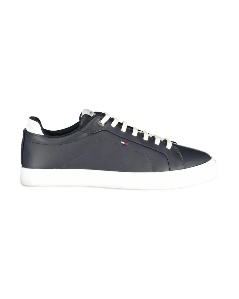 Tommy Hilfiger Blaue Polyurethan Herren Sneaker Blau