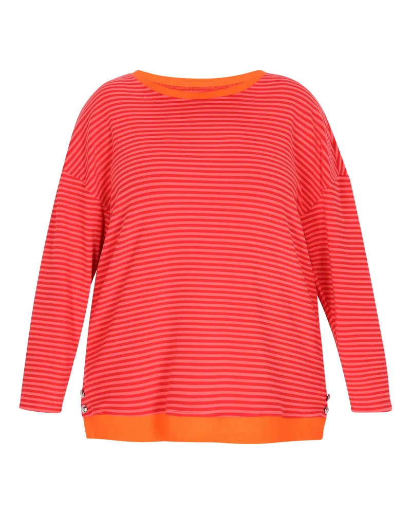 My Mo Bluse in großen Größen Frauen Rot gestreift Rot
