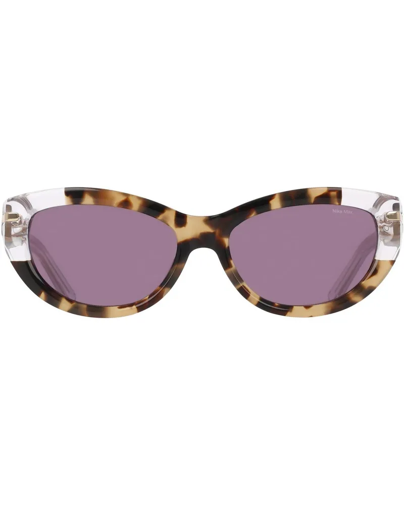 Nike Crescent Fawn" Katzenauge-Sonnenbrille für Damen (Khakigrün/Veilchen Lila