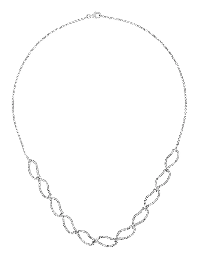 Orphelia Halskette für Damen, Sterling-Silber 925, Silber ZK-2795 Silber