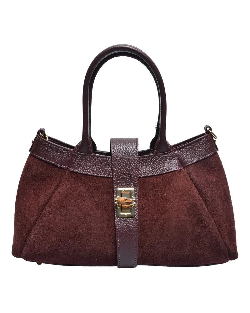Isabella Rhea WEIN Rindsledertasche Weinrot
