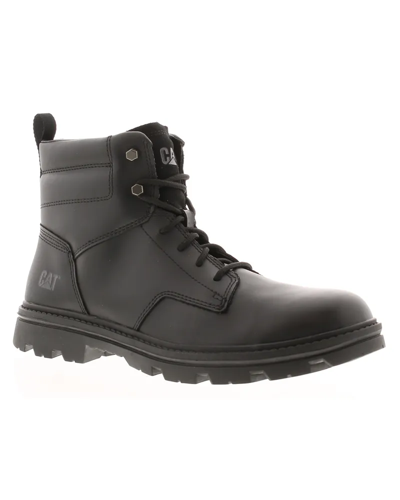 Caterpillar Footwear Herren Smarte Stiefel Practitioner Mid Leder Schnürschuh schwarz Schwarz