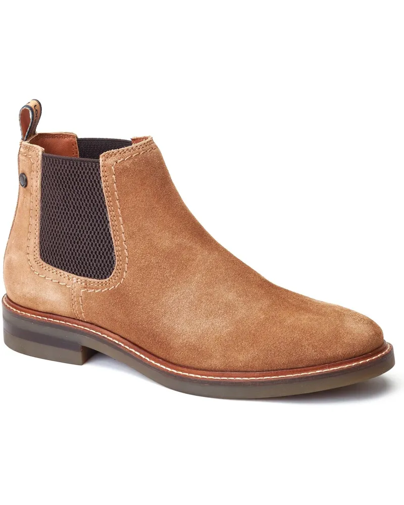 Base London Portland Herren Stiefel aus Leder in Ingwerfarbe Camel
