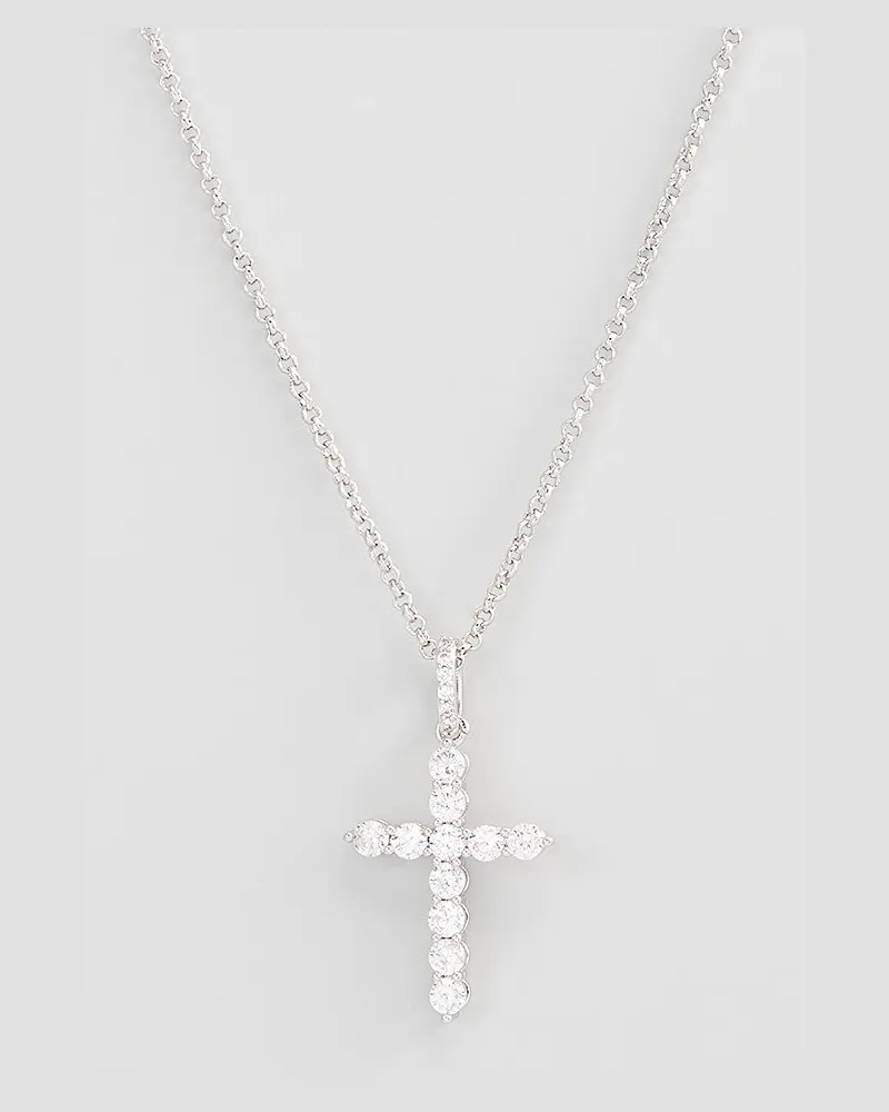 U.S. Polo Assn.  US Polo Assn Jewellery Amelie Rhodium-Halskette Weiß