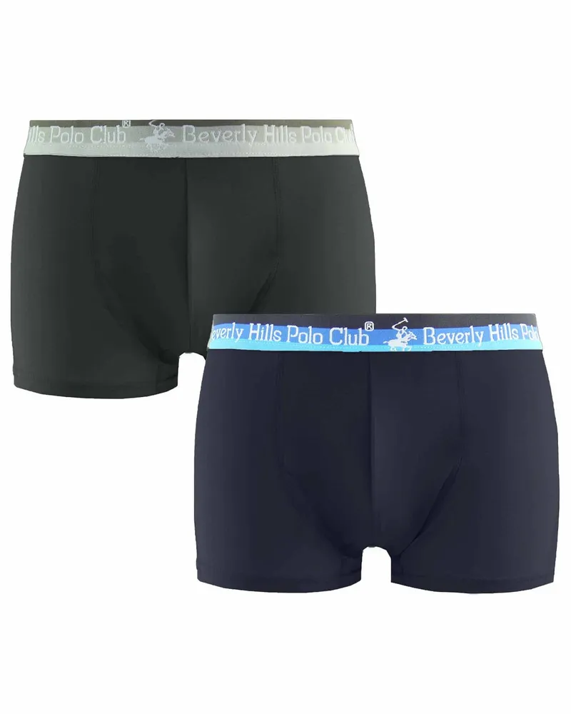 Beverly Hills Polo Club Herren 2er-Pack Badehosen Mehrfarbig