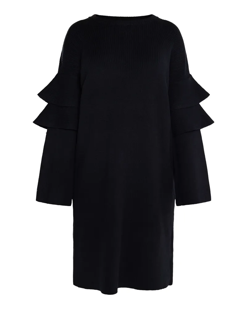 Usha Strickkleid Damen schwarz Schwarz