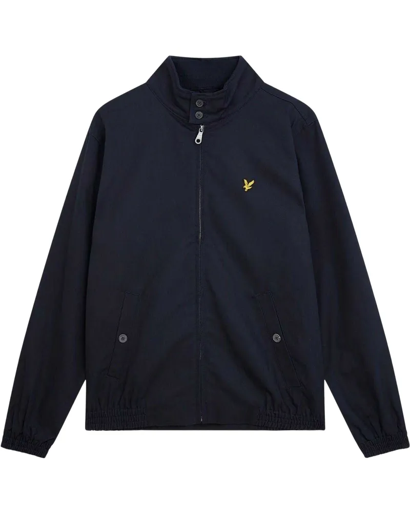 Lyle & Scott Harringtonjacke für Herren, Durchgehender Reißverschluss (Marine Marineblau