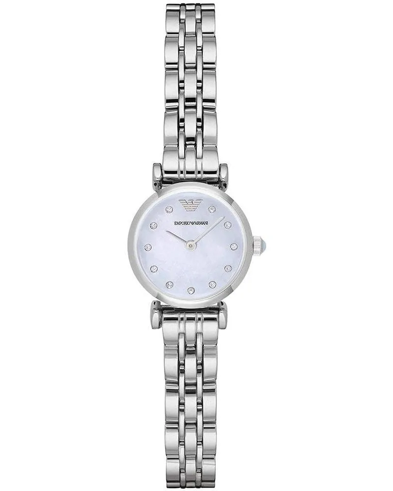 Giorgio Armani Damen AR1961 Uhr Silber