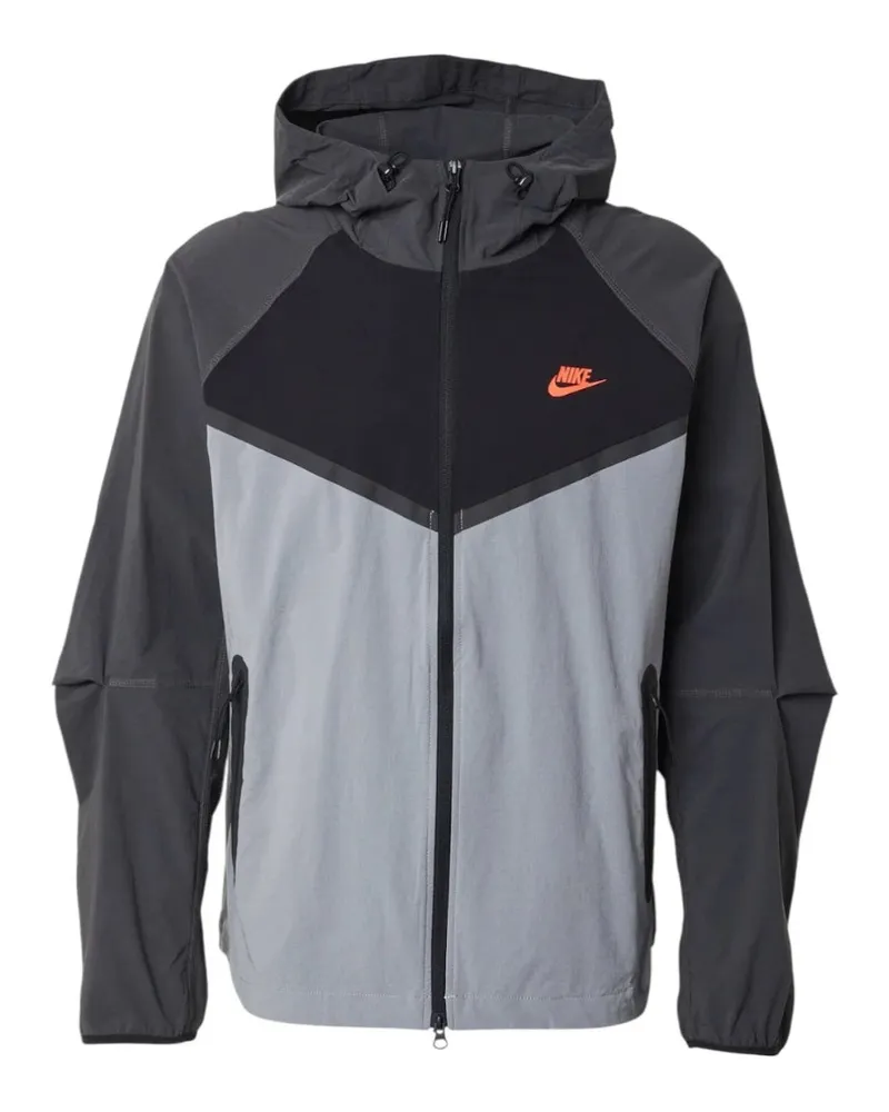 Nike Tech Windrunner Webjacke In Rauchgrau Anthrazit