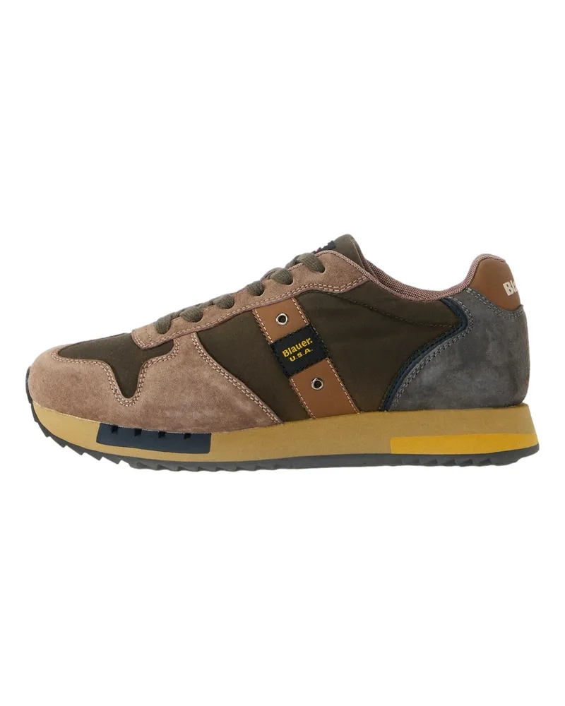 Blauer Sneaker Braun