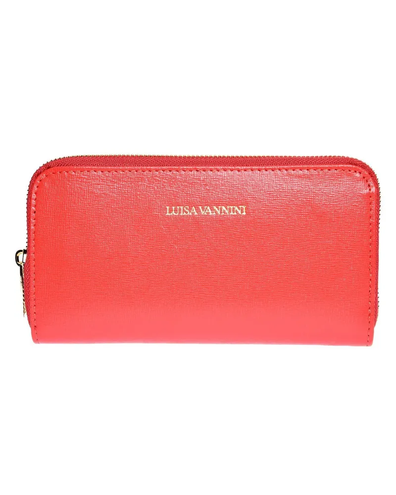 Luisa Vannini Rot Rindsledertasche Rot