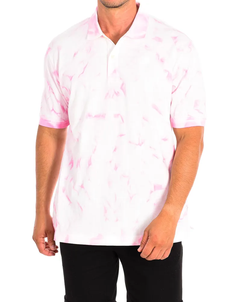 La Martina Polo mit kurzen Ärmeln TMP021-JS206 Mann Rosa