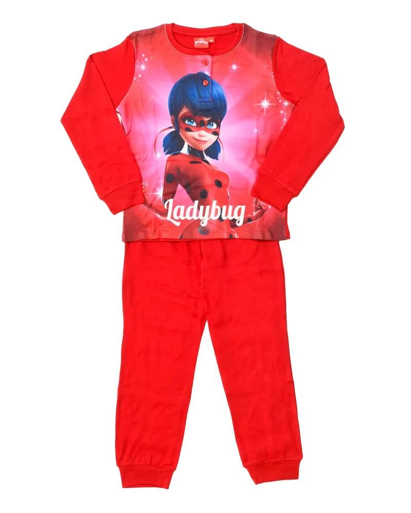 Disney Langärmeliger Winter-Pyjama für Mädchen HQ2237 Rot