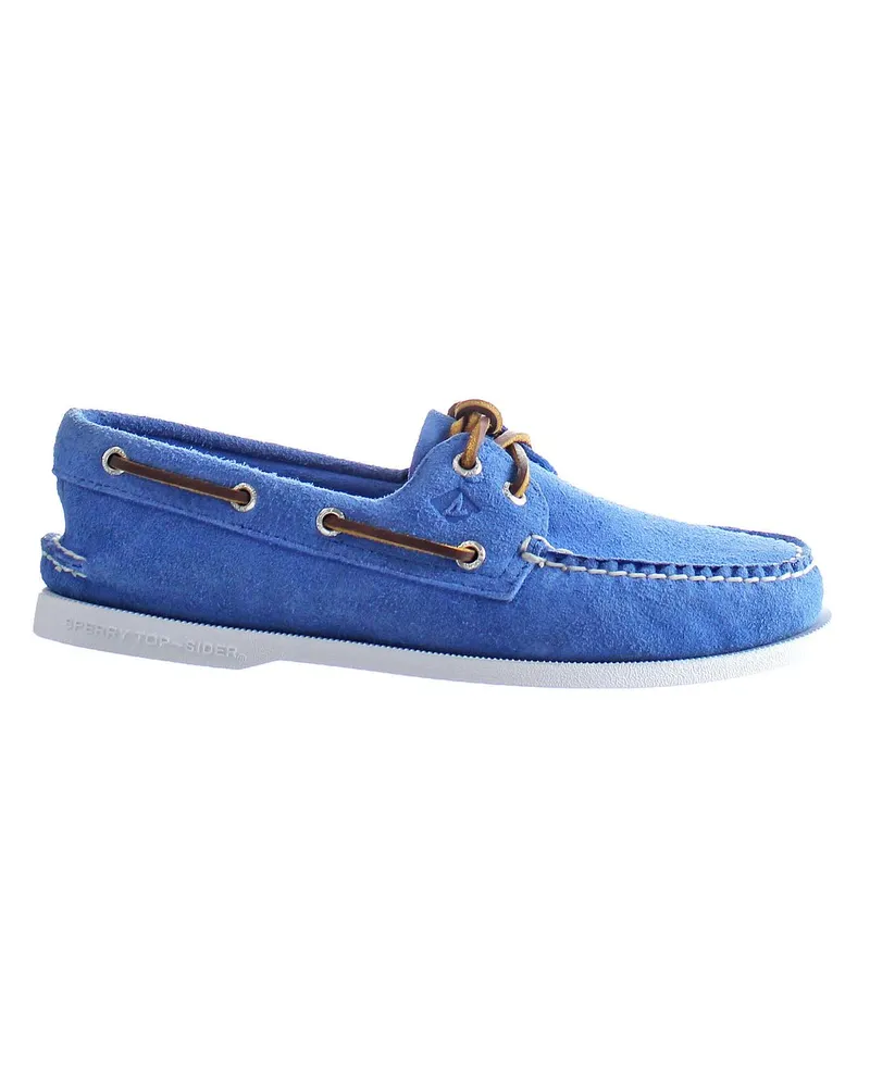 Sperry Top Sider A/0 2-Eye Herren Blue Schuhe Blau