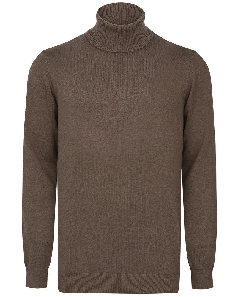 Felix Hardy Pullover Rollkragenpullover Braun