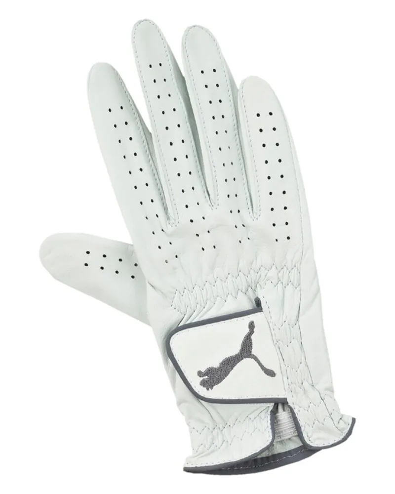 Puma Pro Performance Right Hand Leder White Womens Golf Handschuh 041258 01 Weiß
