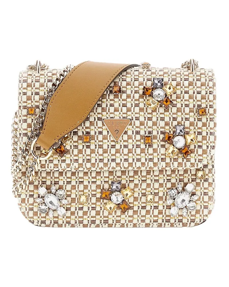 Guess Umhängetasche Frau Beauvoir Beige