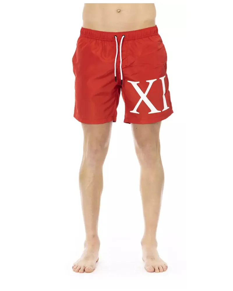 Bikkembergs Rote Schwimmshorts Xi Rot