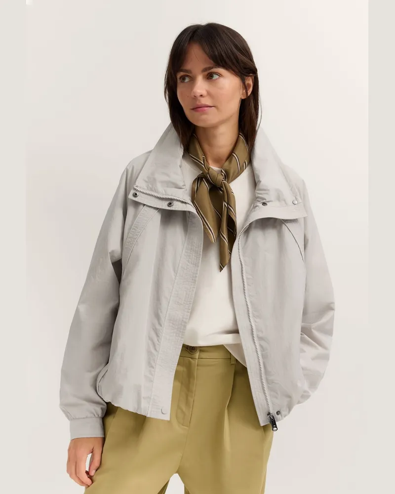Bugatti Damen Blouson ultraleicht und mit Raglan-Ärmeln Beige