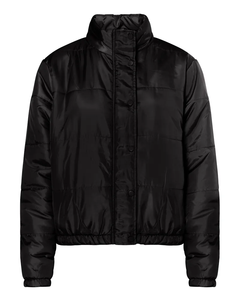 My Mo Leicht wattierte Blousonjacke Damen schwarz Schwarz