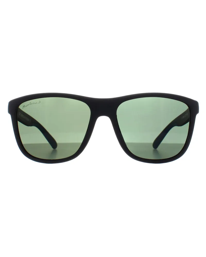 Montana Rectangle Unisex Schwarz Blau G15 Polarized MP199 Schwarz