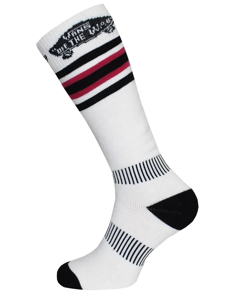 Vans von der Wand Weißer/Schwarzer Schnee Mid Womens Performance Socken VQJP6MZ Schwarz