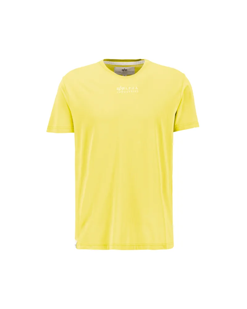 Alpha Industries Organics Embroidery T-Shirt Gelb
