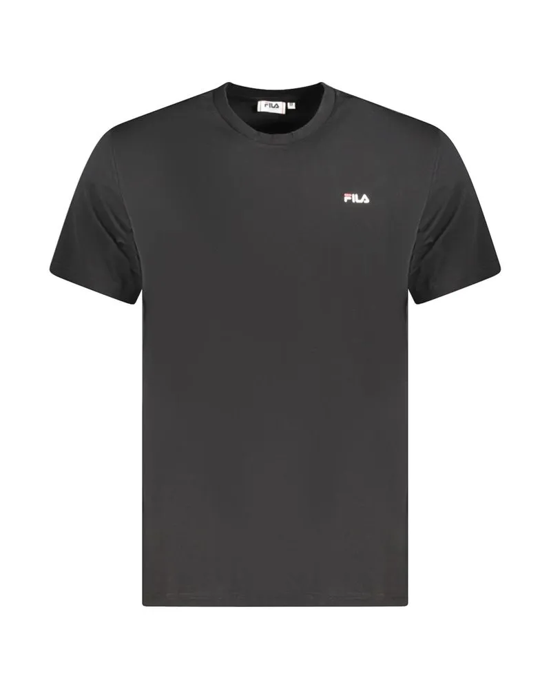 Fila Kurzarm T-Shirt mit Rundhalsausschnitt Dunkelgrau