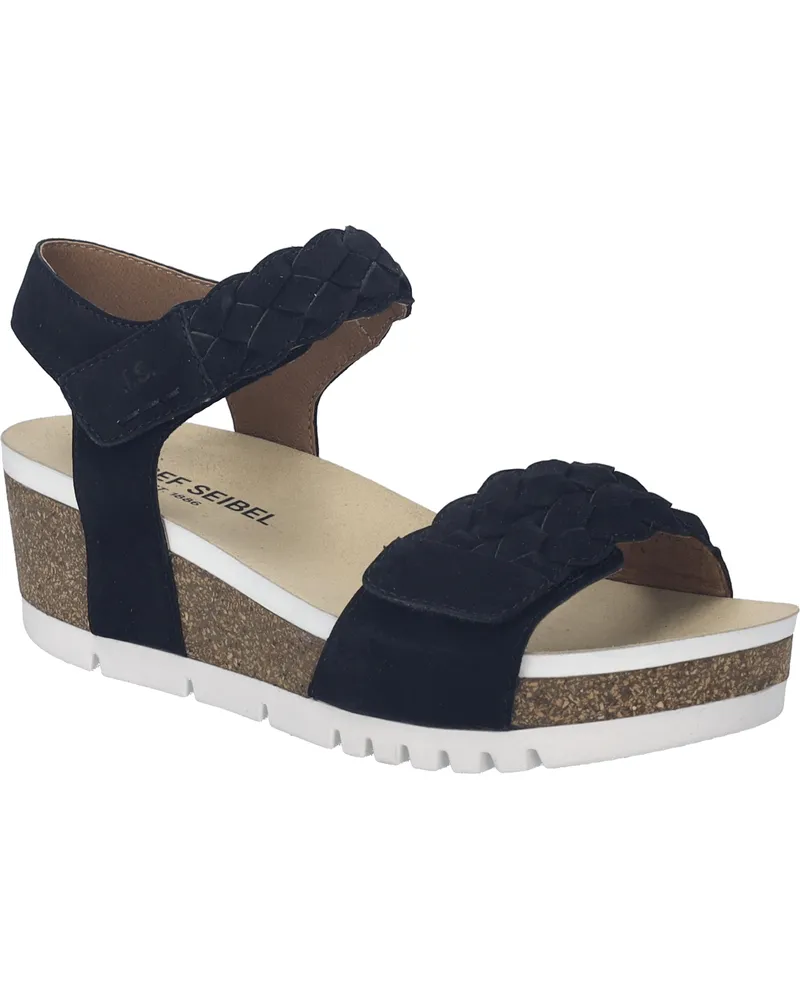 Josef Seibel Damen Sandale Quinn 22 - Schwarz Schwarz