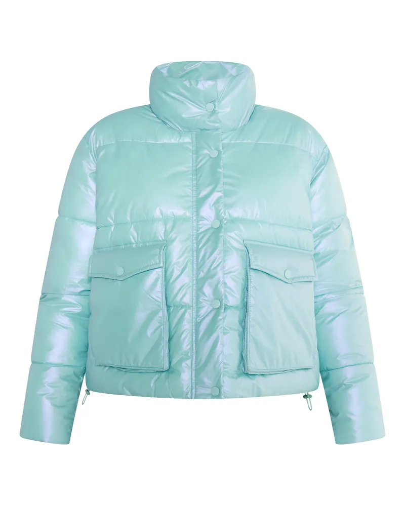 My Mo Winterjacke Damen Lagune Minze Türkis
