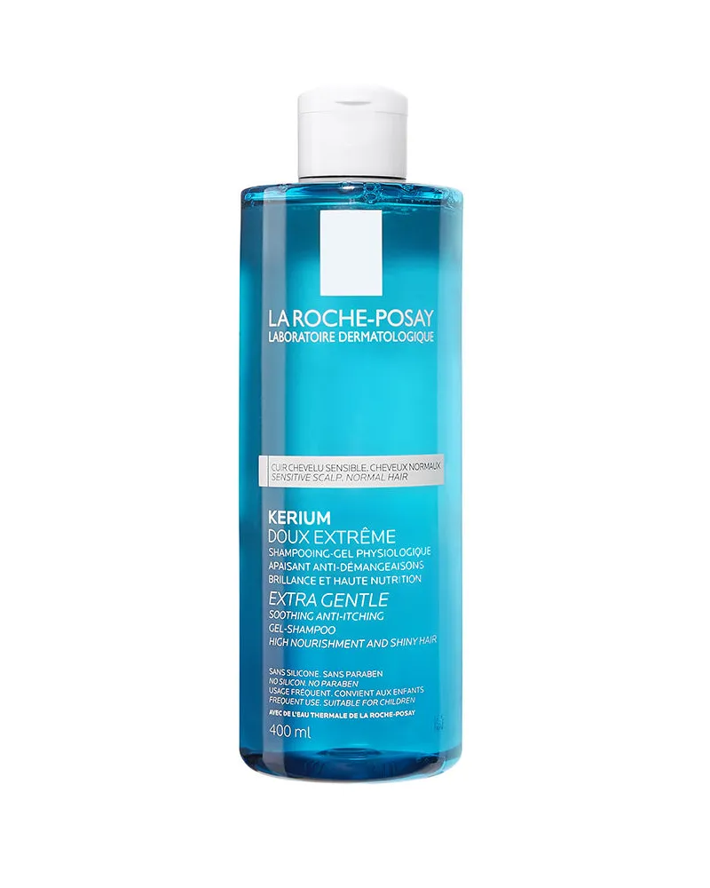 LA ROCHE-POSAY Kerium Doux Physiologisches Gel-shampoo Für Empfindliche Kopfhaut, 400 ml 