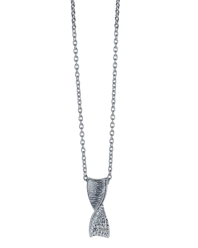 Orphelia Damen-Kette aus 925er Sterlingsilber mit Anhänger – Silber ZH-6028 Silber